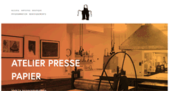 Desktop Screenshot of pressepapier.net